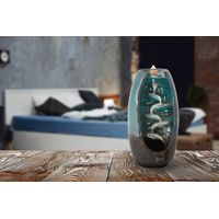 Oco Life Original Handcrafted Ceramic Mountain Waterfall Burner with Backflow Incense Cones